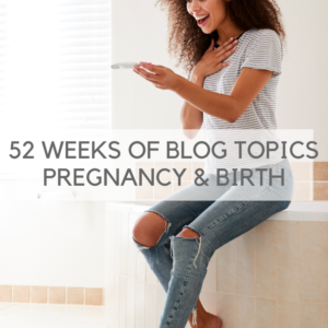 Pregnancy blog topics