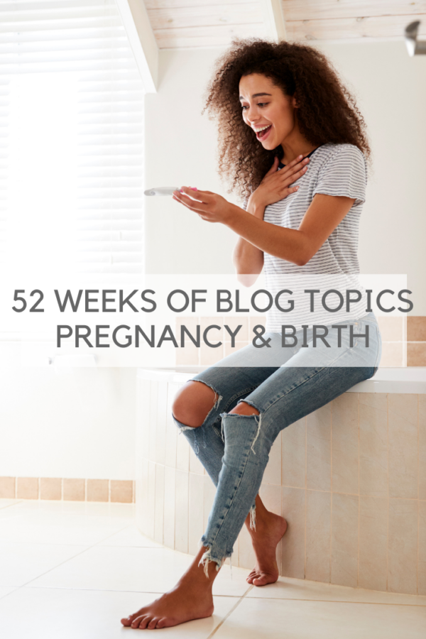 Pregnancy blog topics